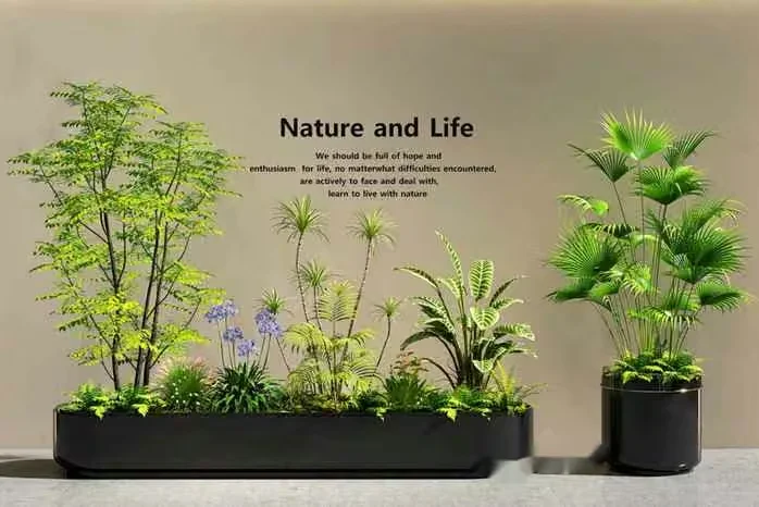 Plants In Planters 3D Model – 1234 – VRAY Render