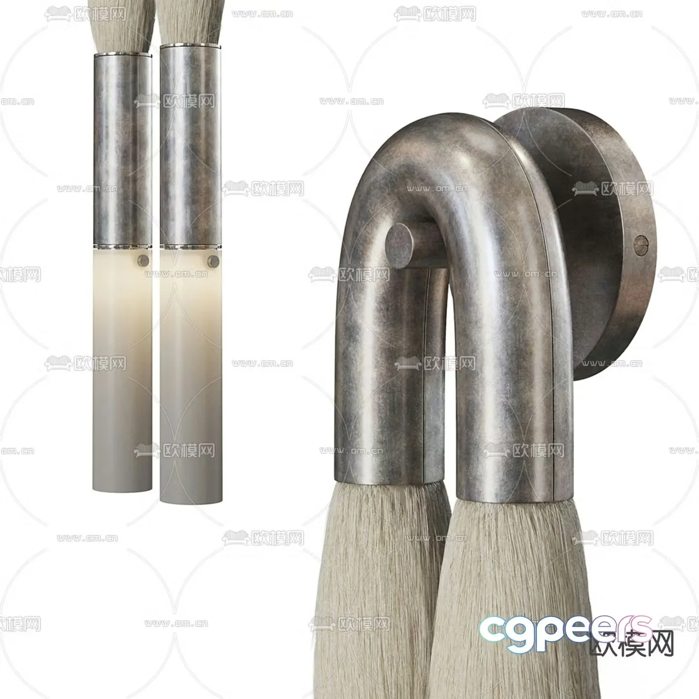Creative wall lamp 3d model