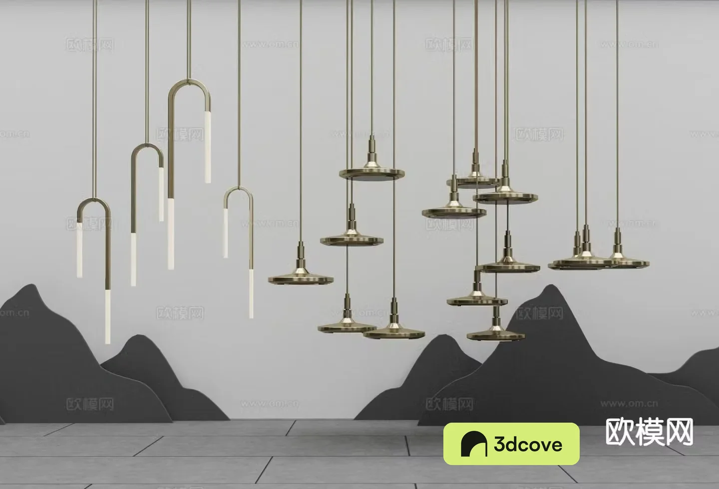 Light luxury art chandelier