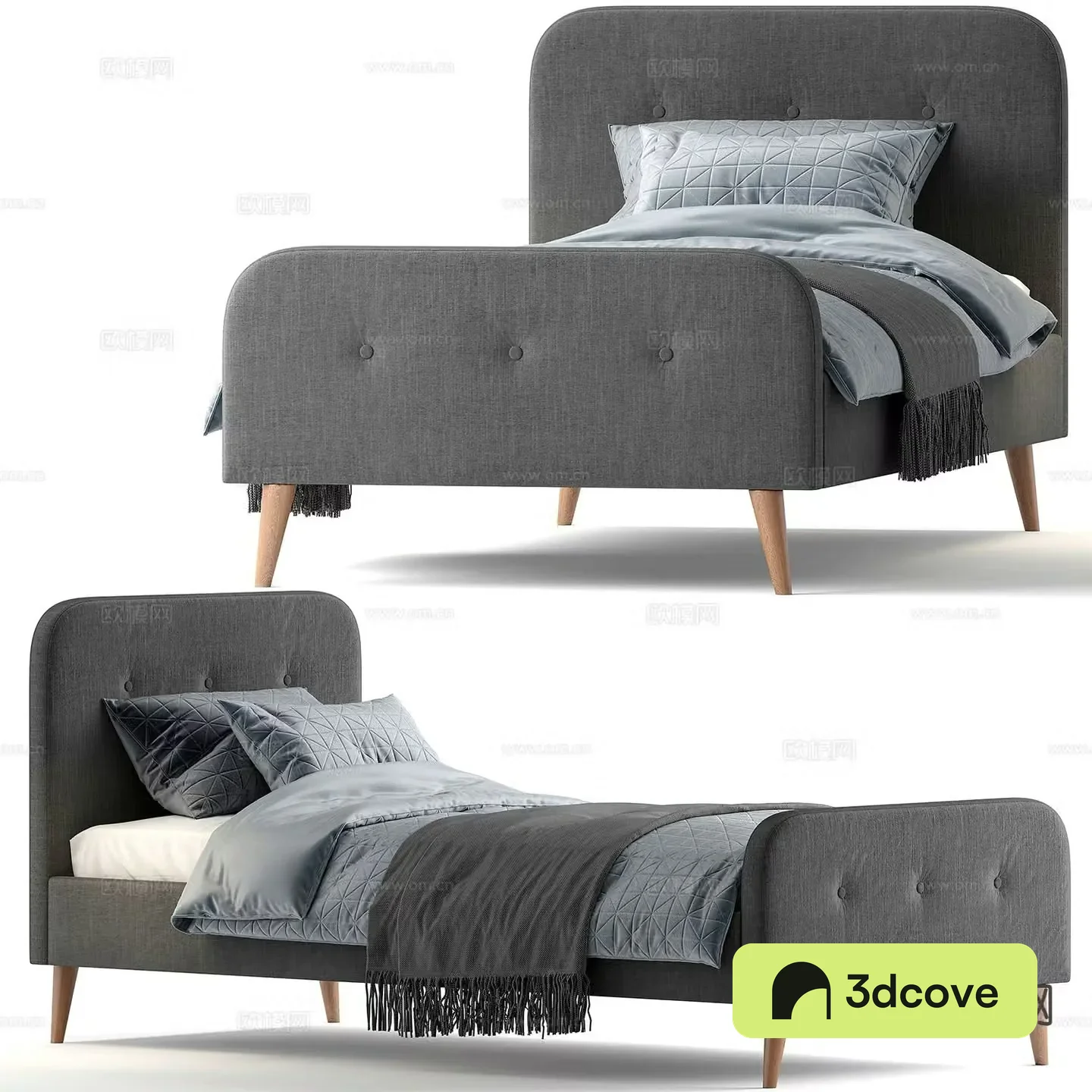 Modern single bed