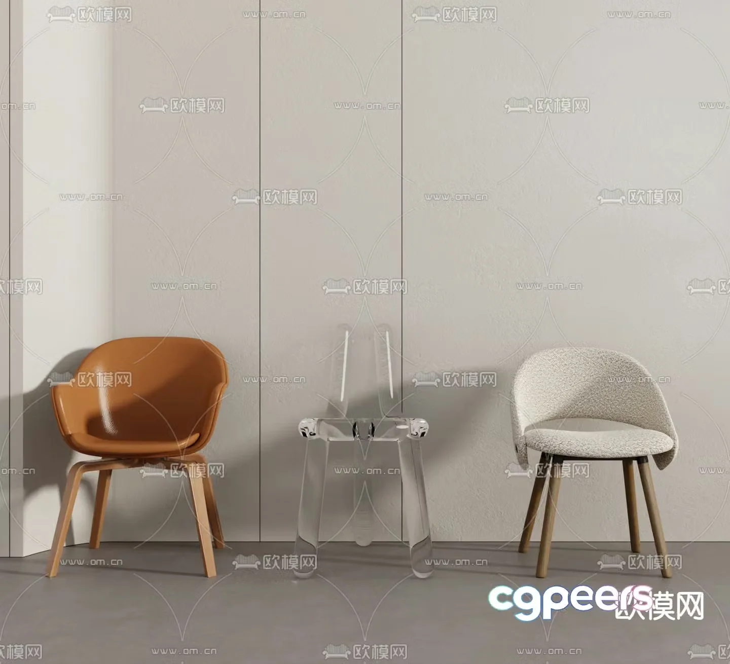 chair dining chair 3d model