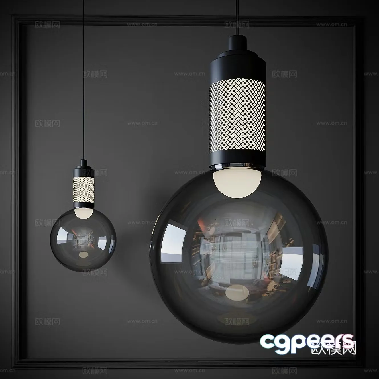 Chandelier Glass Chandelier Metal Chandelier Long Strip Chandelier Small Chandelier Restaurant Chandelier Art Chandelier 3D Model
