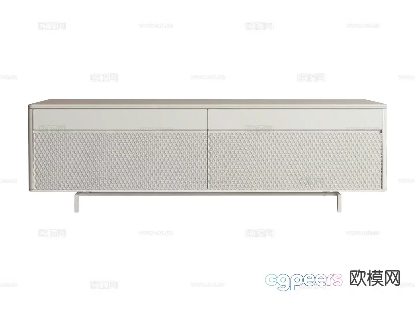 visionnaire- modern tv cabinet 3d model