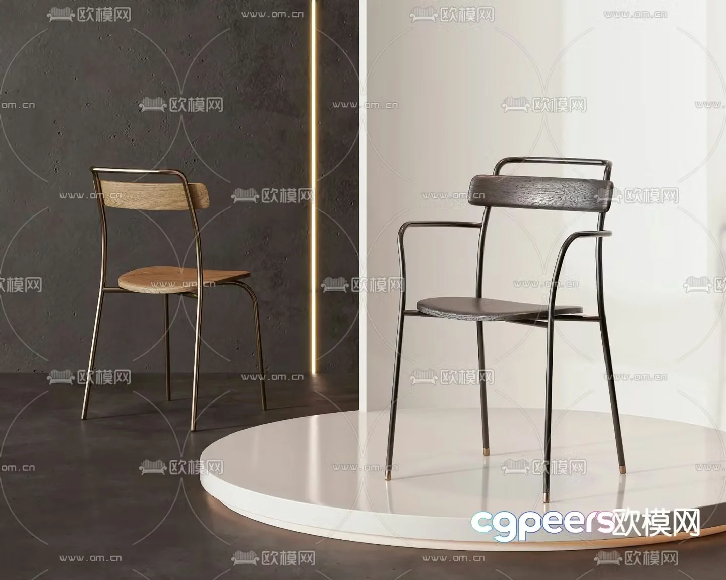 chair dining chair 3d model