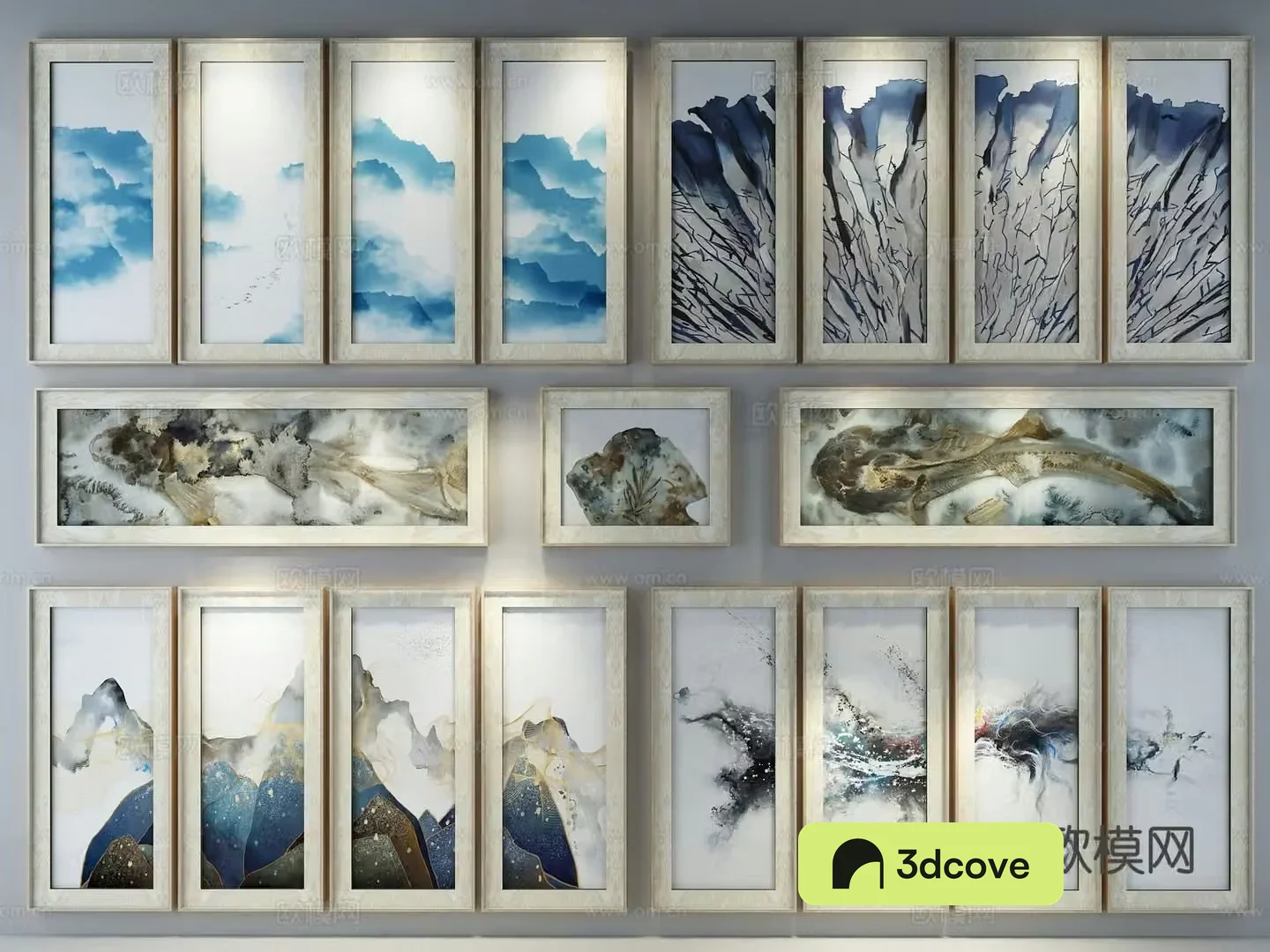 New Chinese style ink painting decorative painting