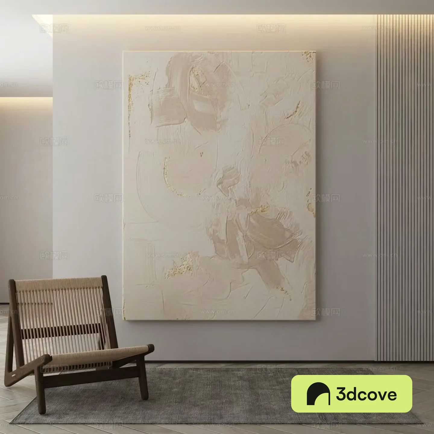Modern texture painting decorative painting