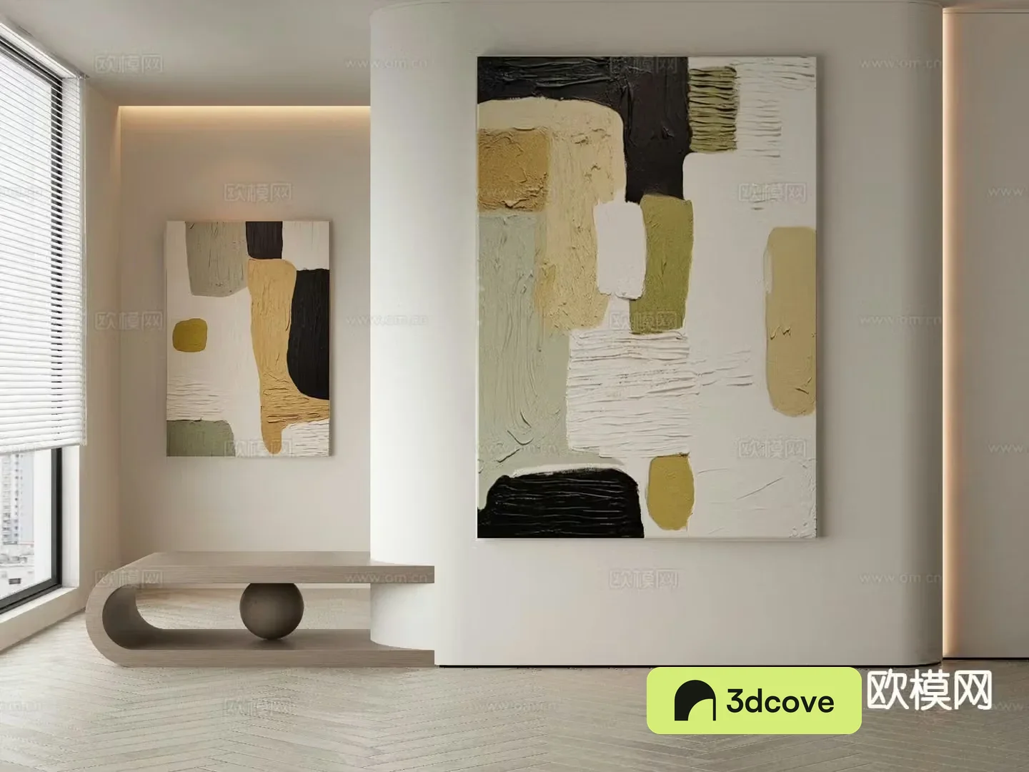 Decorative painting texture painting abstract painting hanging painting