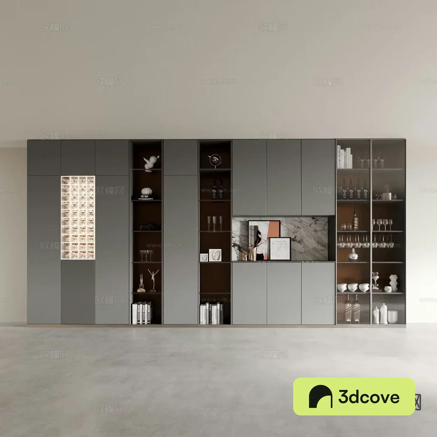 Italian wine cabinet sideboard tea cabinet