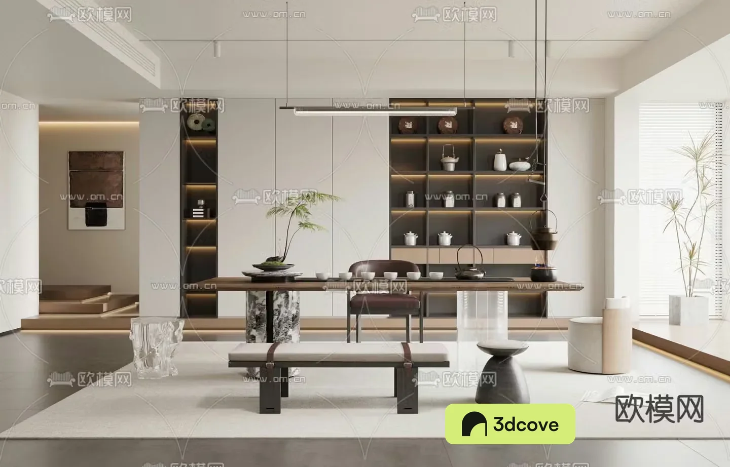 Modern tea room