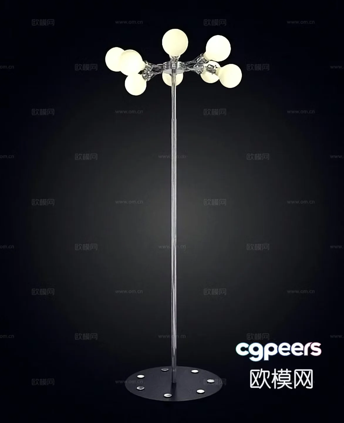 Modern floor lamp Simple floor lamp Living room bedroom floor lamp 3D model