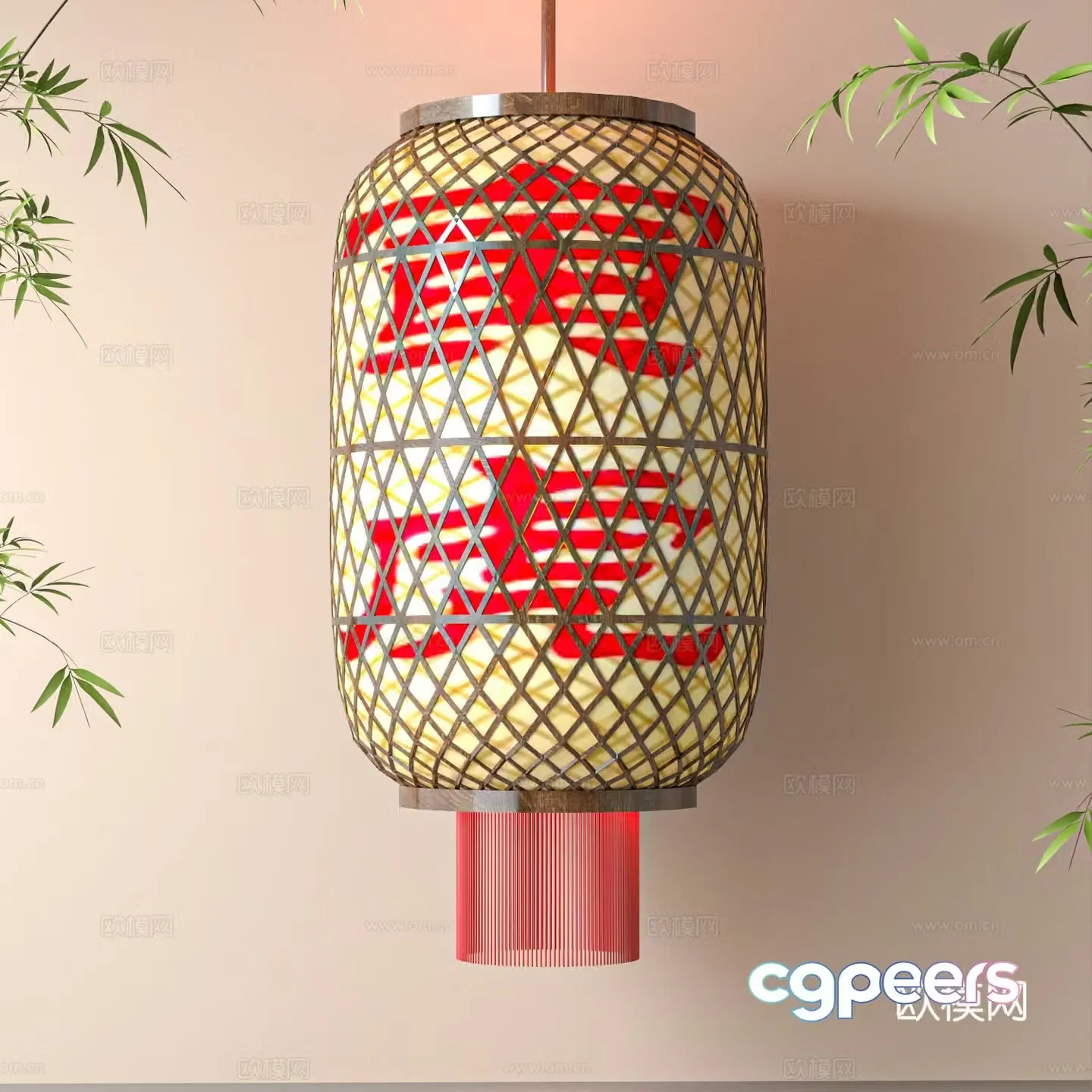 New Chinese lantern 3D model