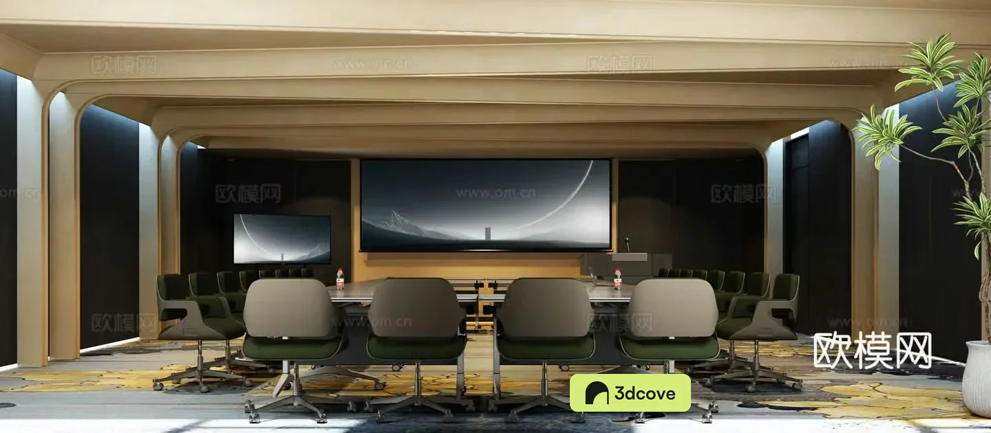 Modern conference room Modern conference training room