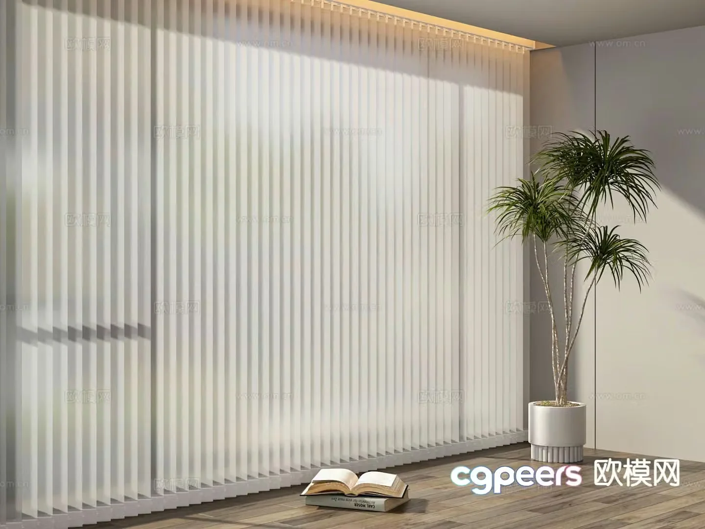 Dream Curtain Venetian Curtain 3d model
