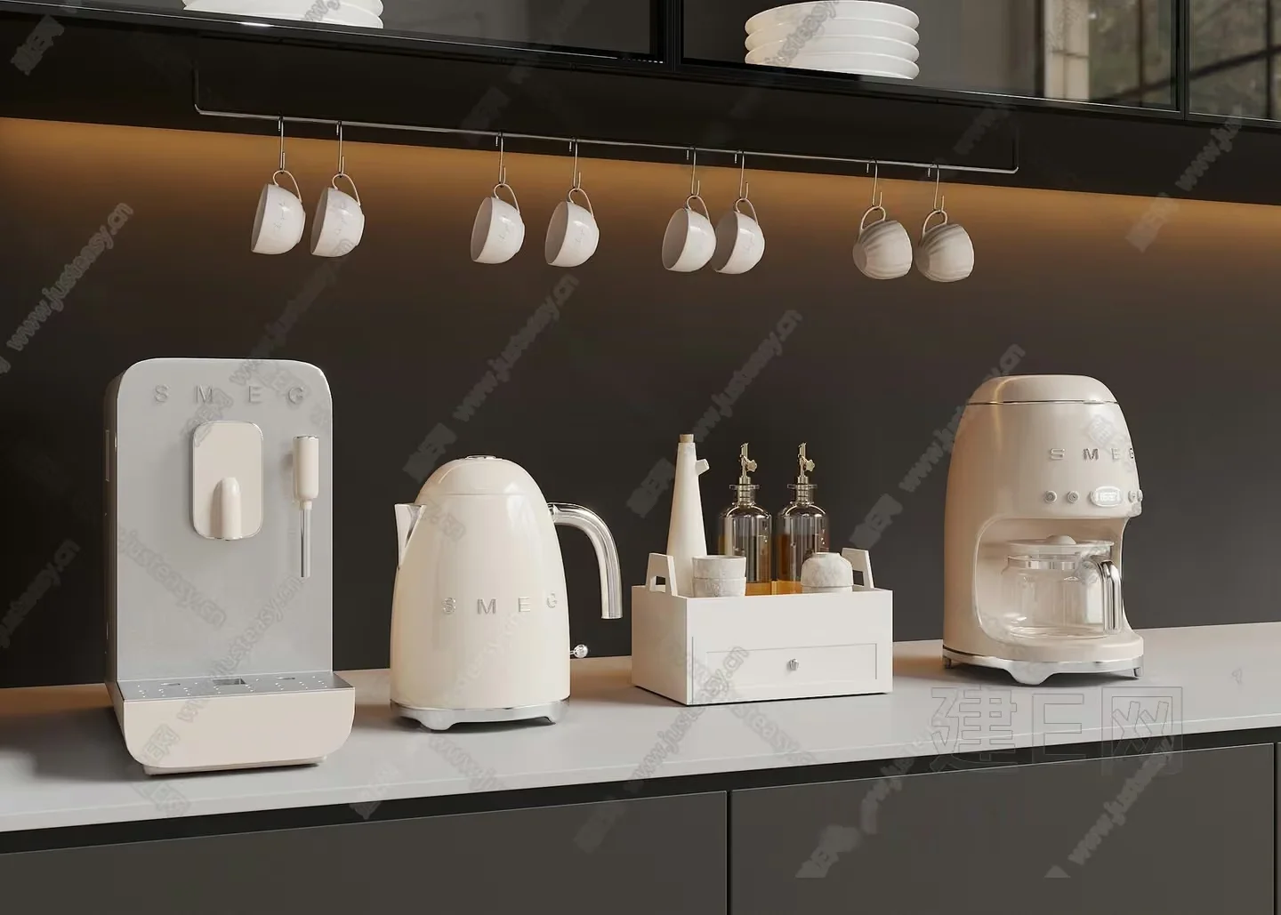 Modern Kitchen Appliances 3D Model – 3437 – VRAY Render