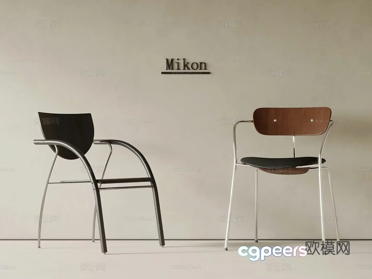 13 chairs medieval dining chair writing chair leisure chair 3d model