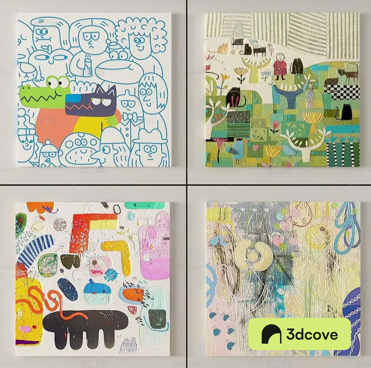 Decorative paintings hanging paintings wall decorations hanging decorations