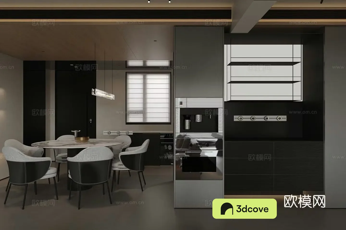 Italian restaurant Home restaurant Dining table and chair combination