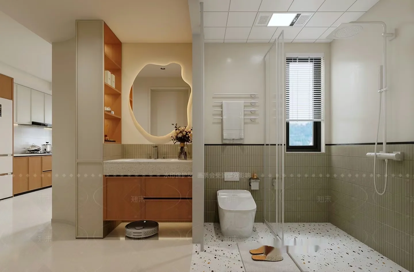 Modern Bathroom 3D Model – 5022 – CORONA Render