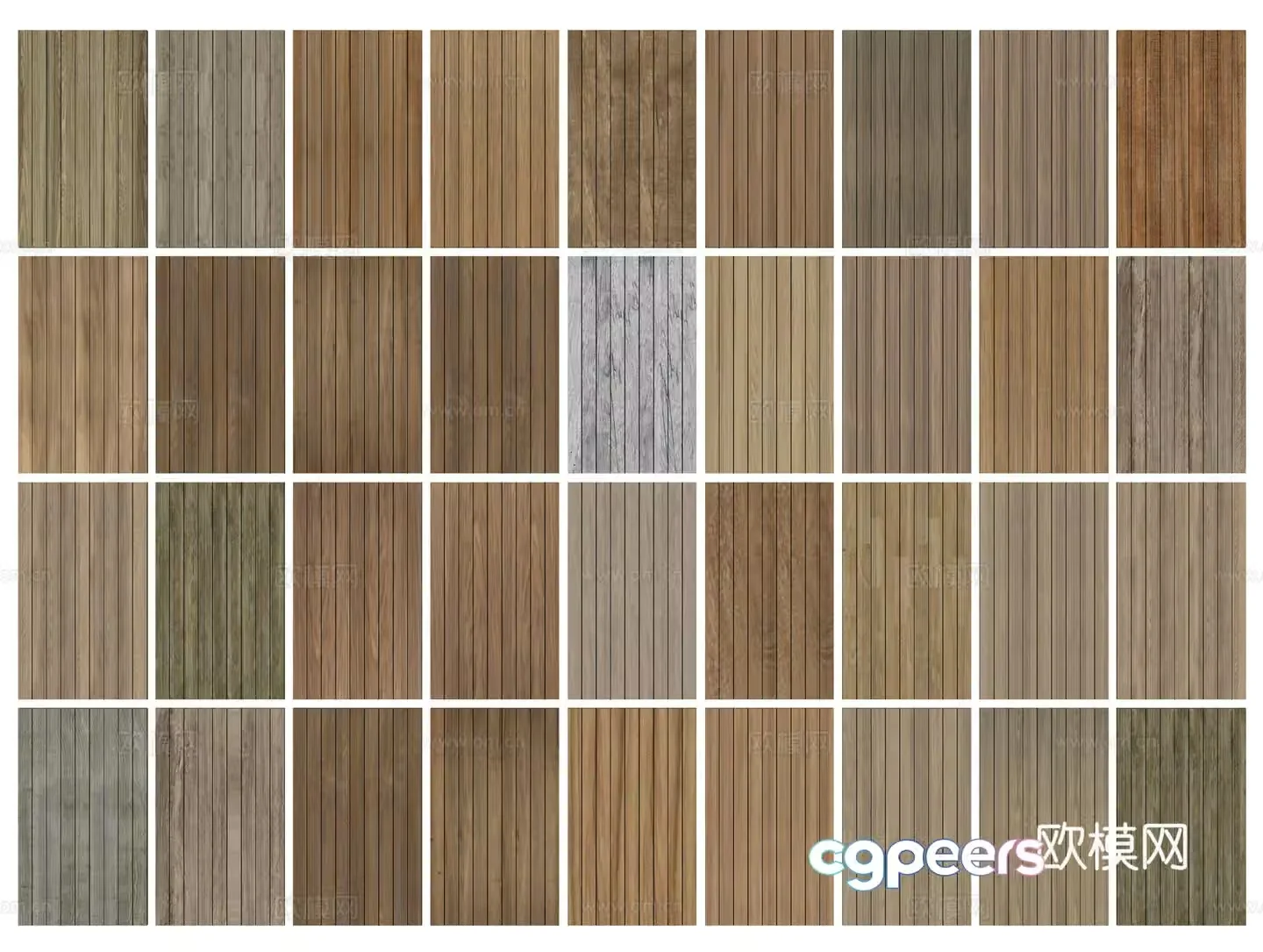 Modern wood flooring plastic wood flooring anticorrosion wood flooring wood grain brick outdoor wood flooring solid wood flooring 3d model