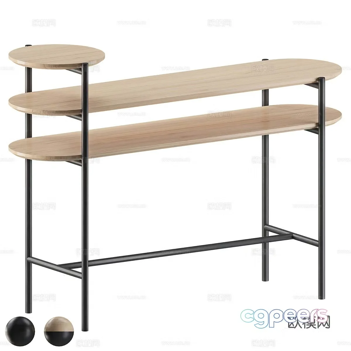 Desk 3d model