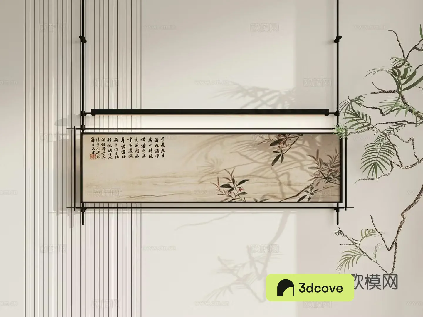 New Chinese style painting wall decoration