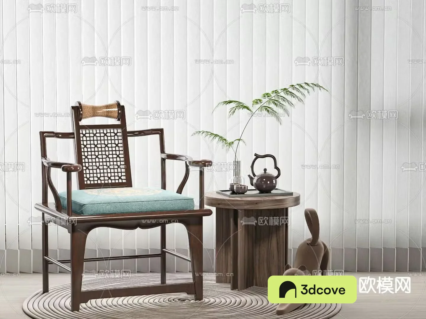 New Chinese style chair Taishi chair