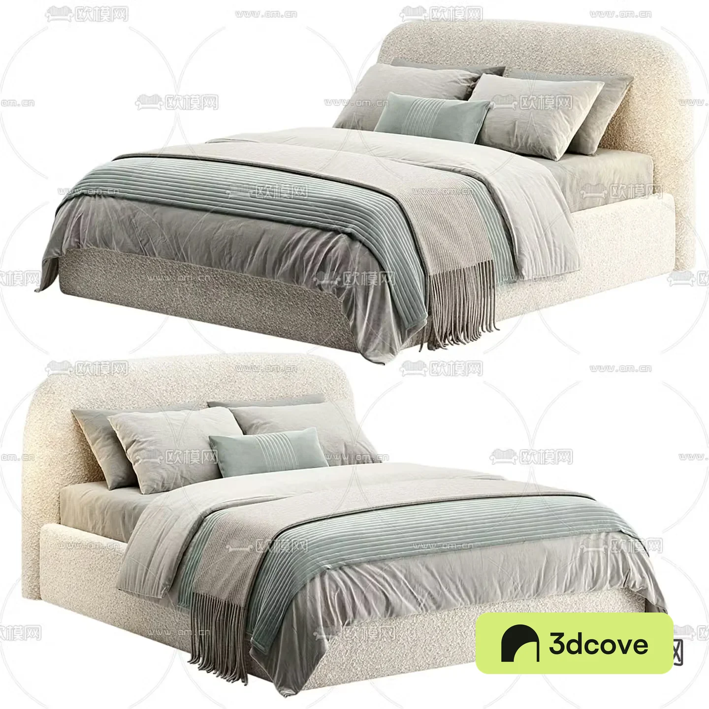 Modern double bed