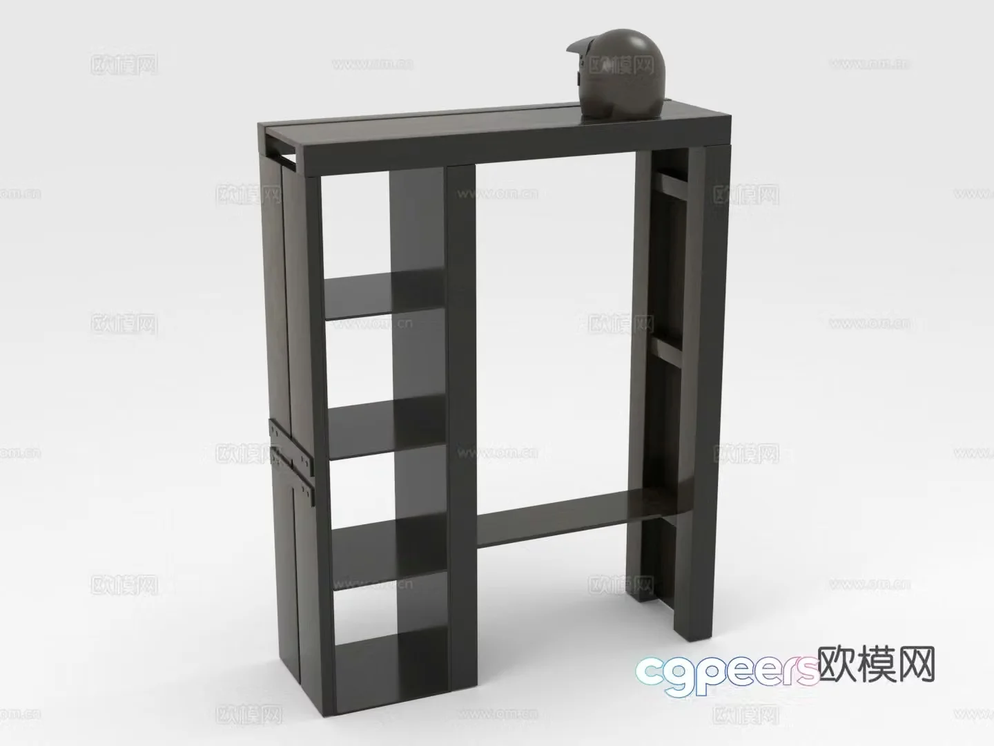 Wooden cabinets storage cabinets display cabinets cabinets 3d model