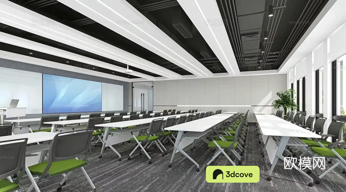 Modern conference room Training room Multifunctional room