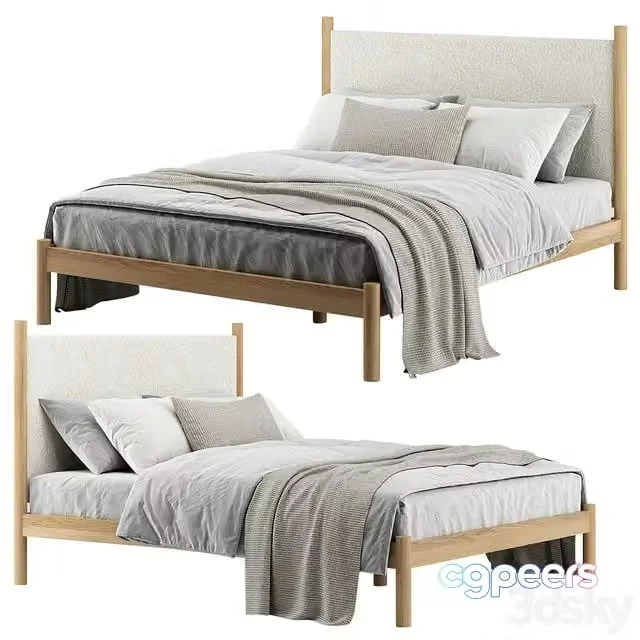 3ds Max Free – Bed Shelden 160 Divan.ru