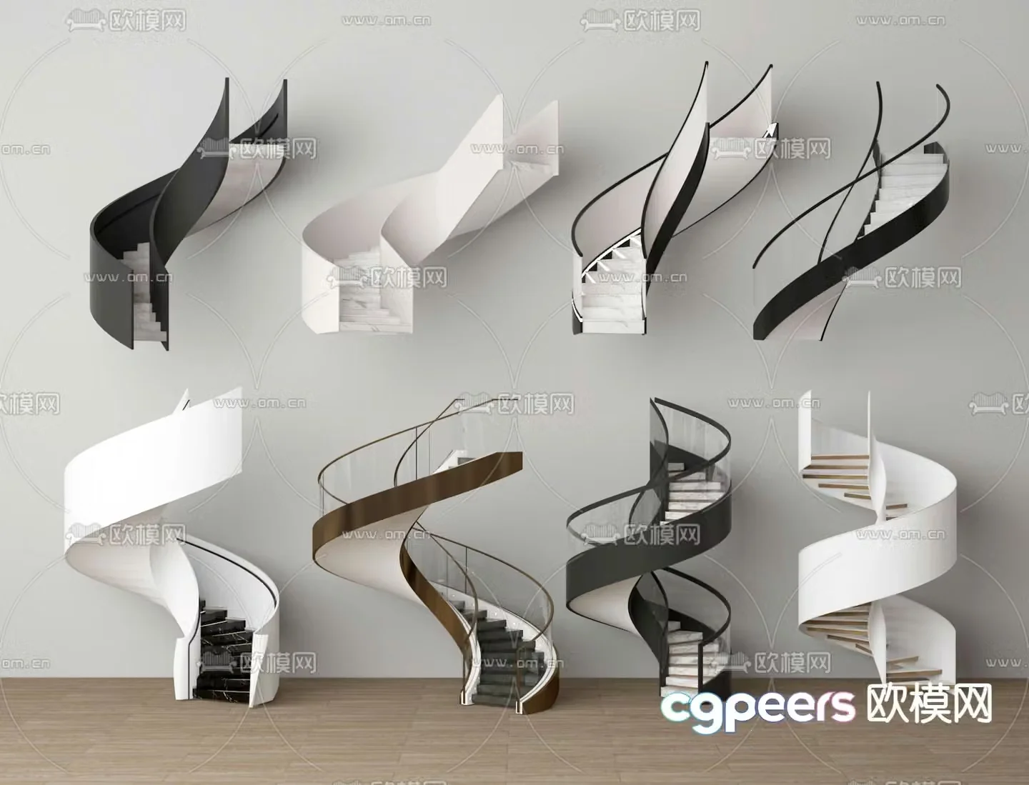 spiral staircase 3d model