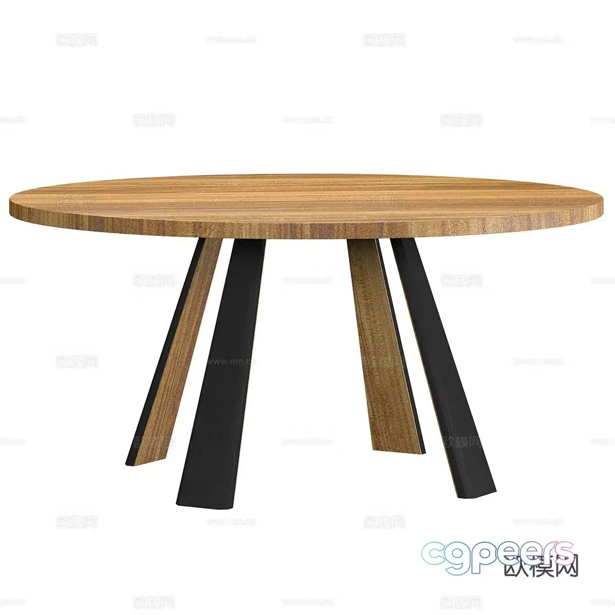 Nordic coffee table round coffee table 3d model