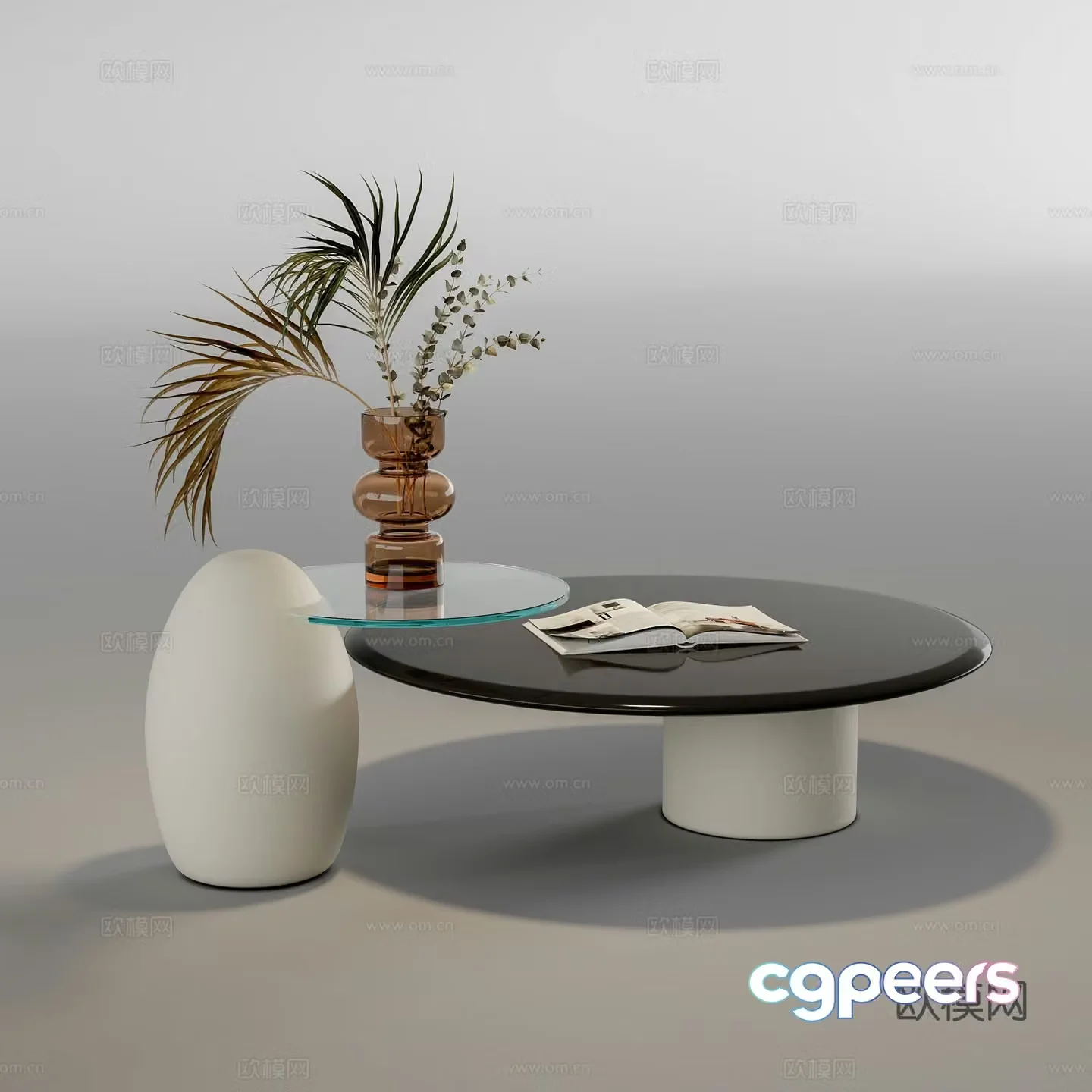 Modern coffee table 3d model