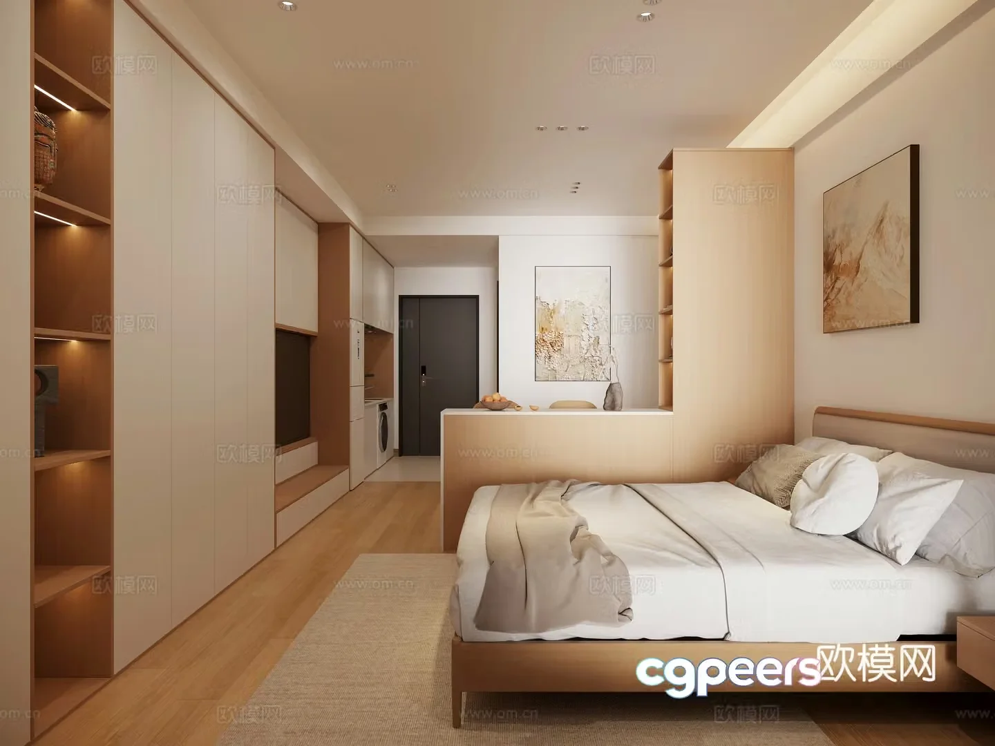Log Wind Apartment 3d Model