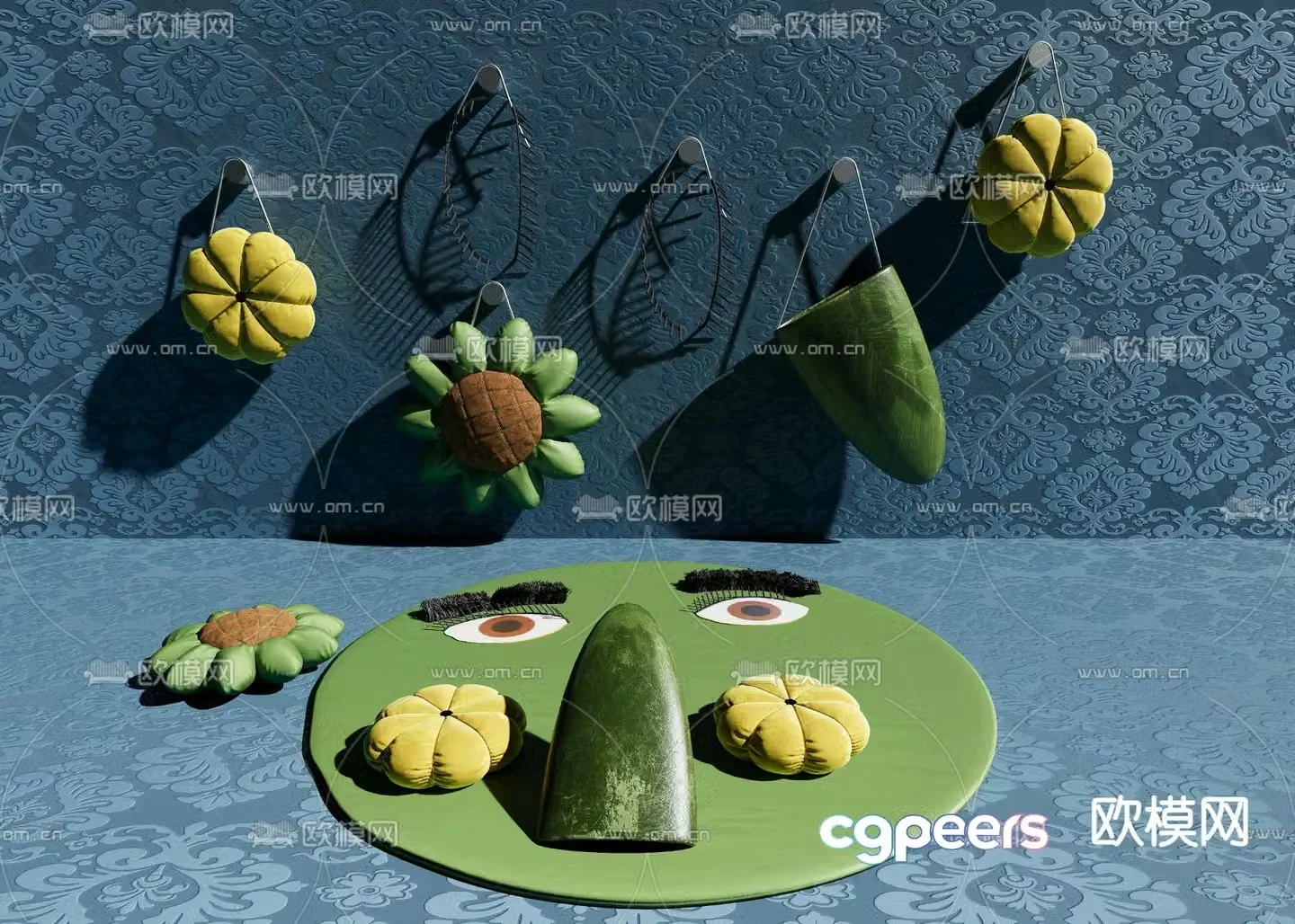 Smiley toy children’s toy 3d model