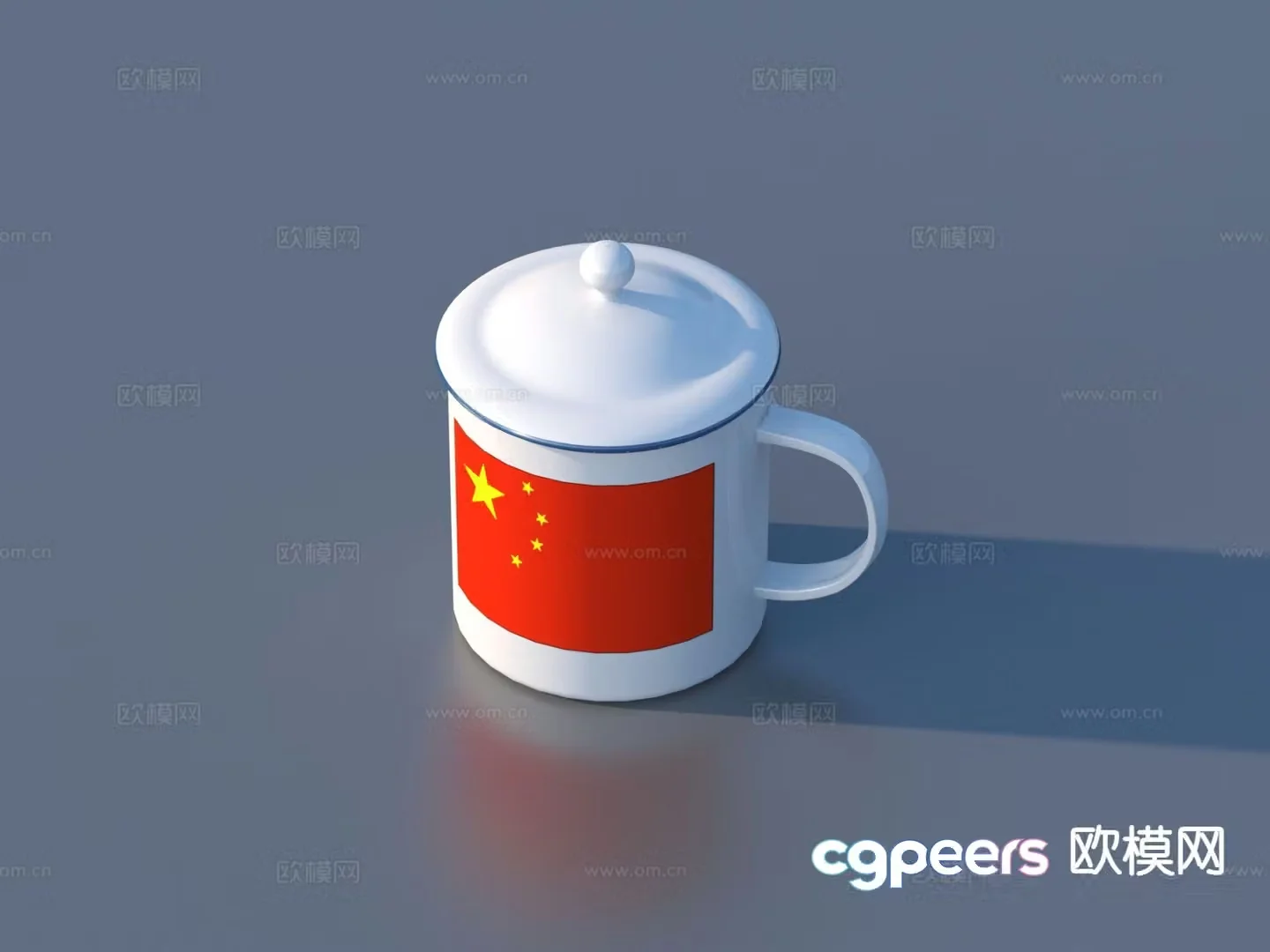 water cup cup mug 3d model