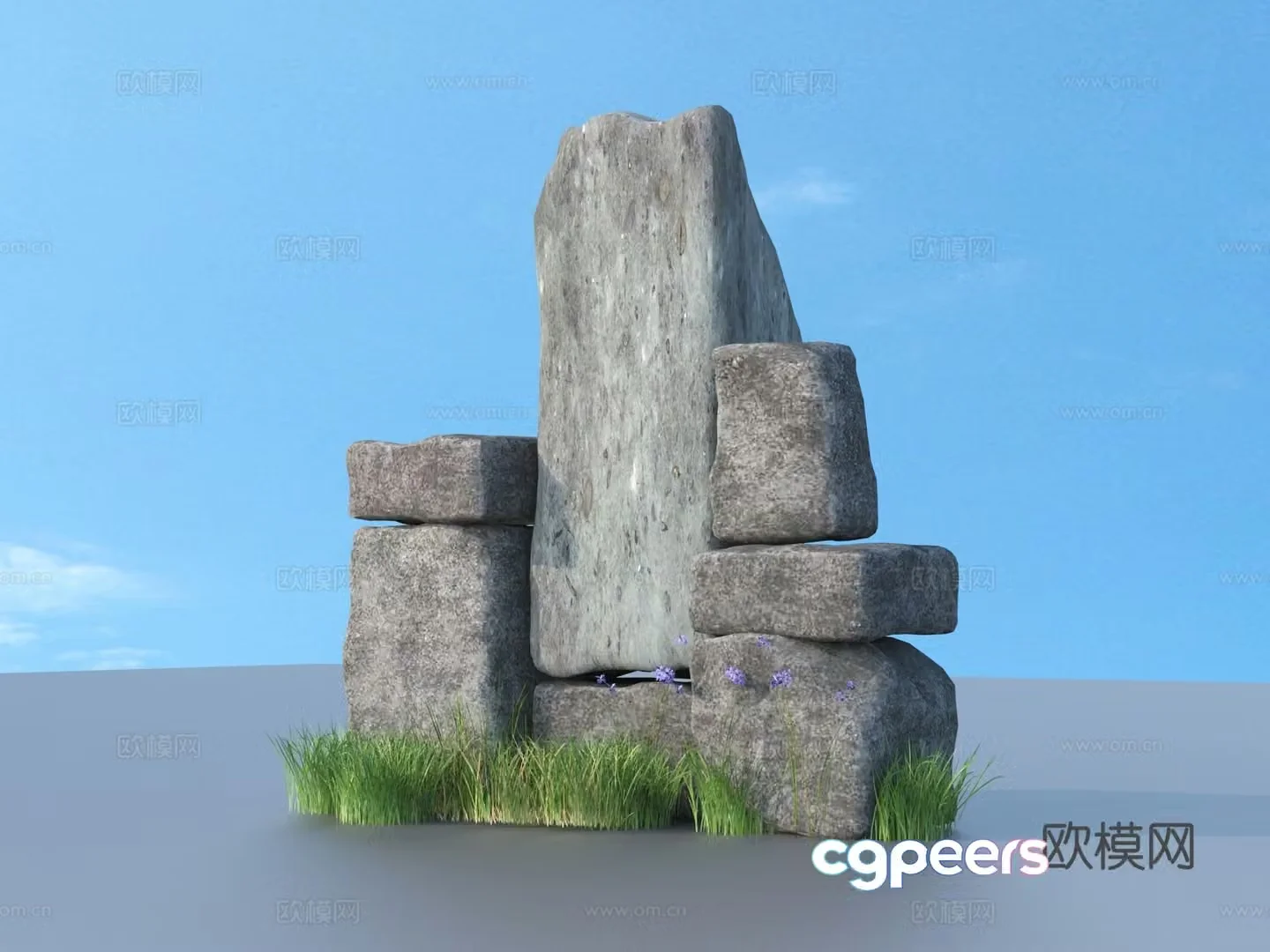 Stone Rock Stone Appreciation Strange Stone Strange Stone 3D Model