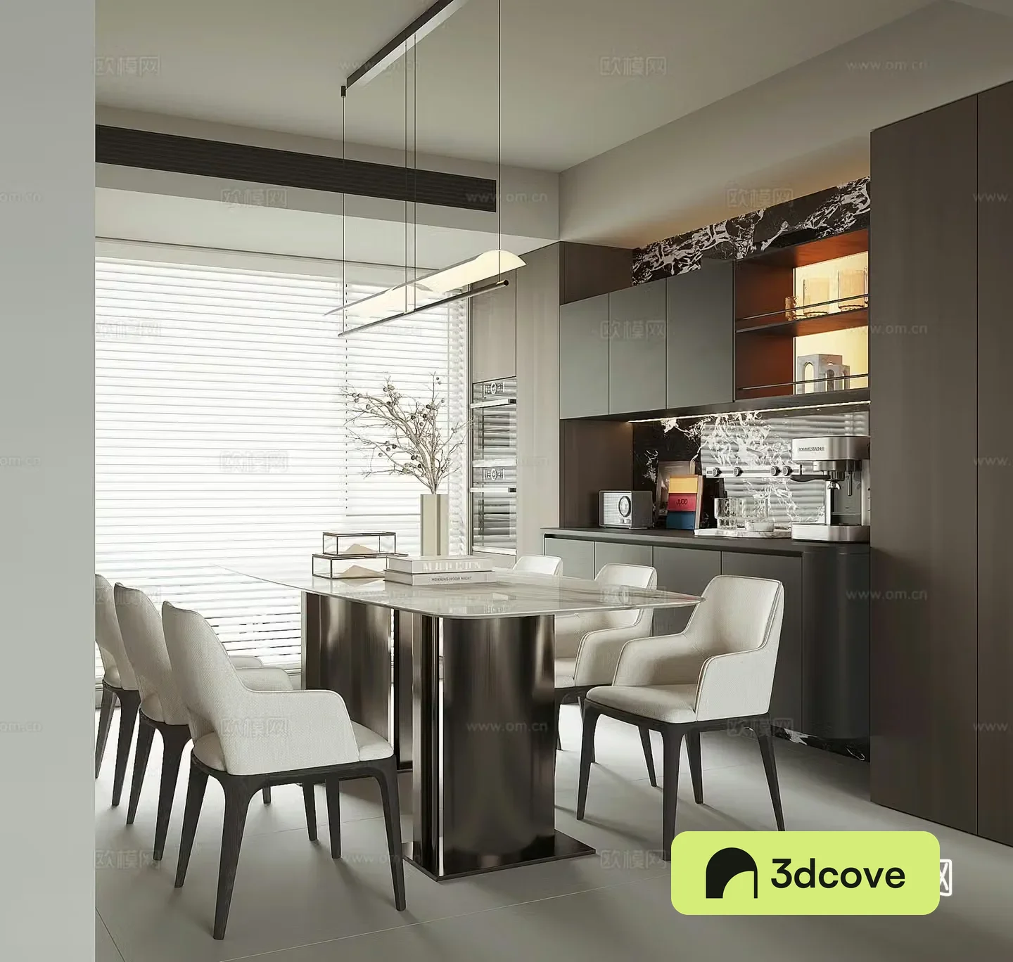 Modern open restaurant