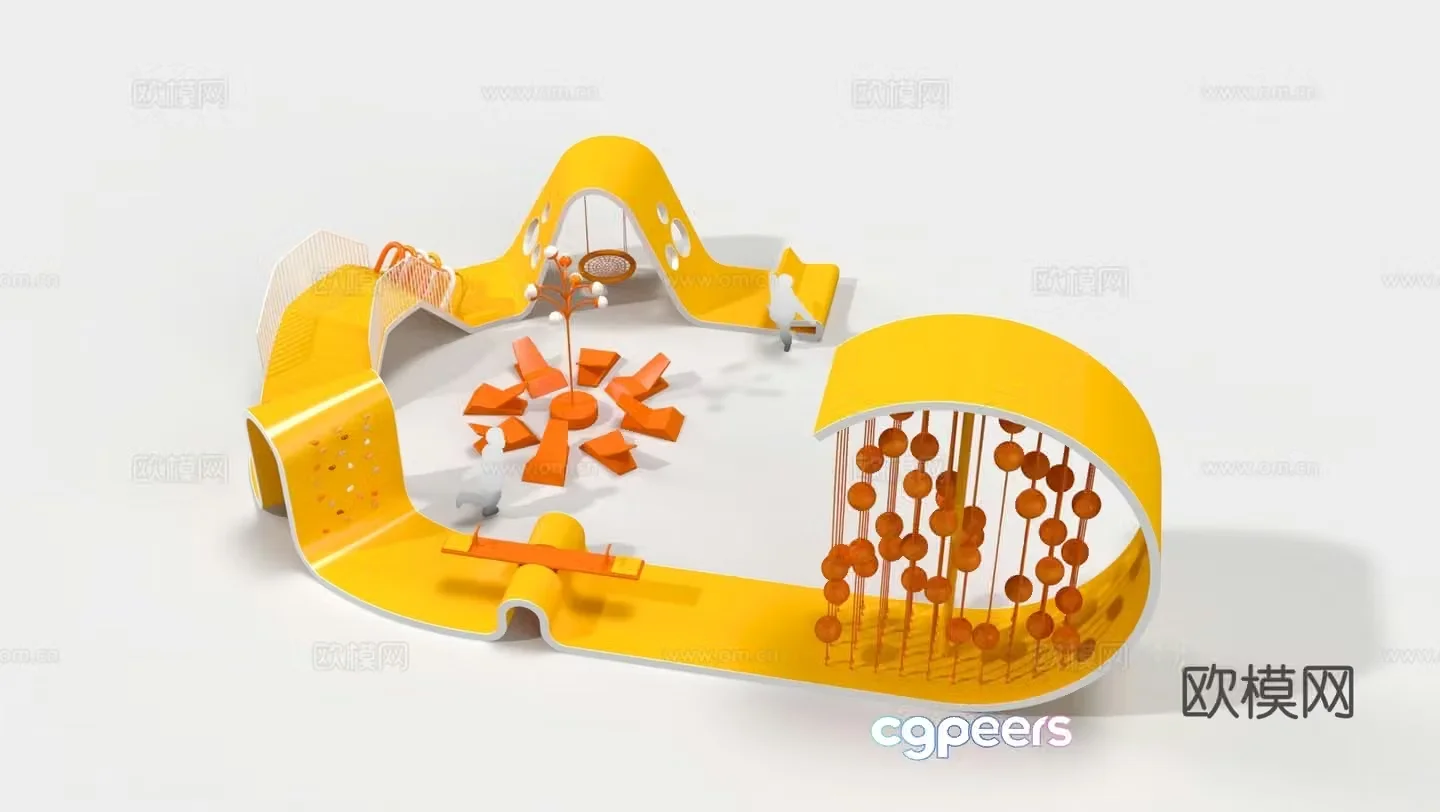 Amusement equipment 3d model