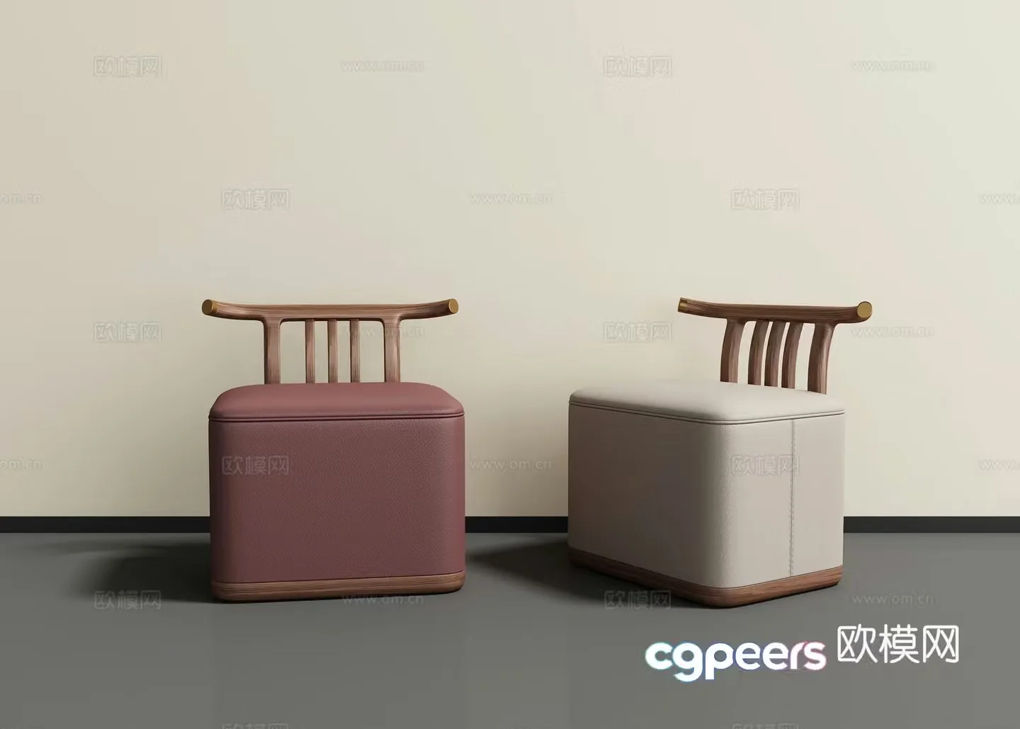 New Chinese stool 3D model