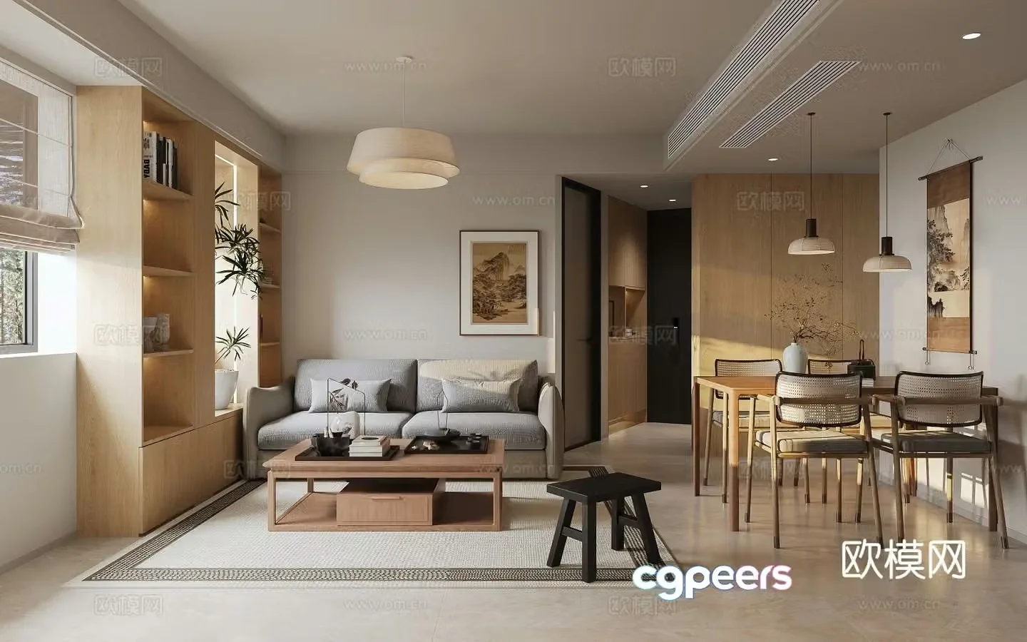 New Chinese restaurant 3D model