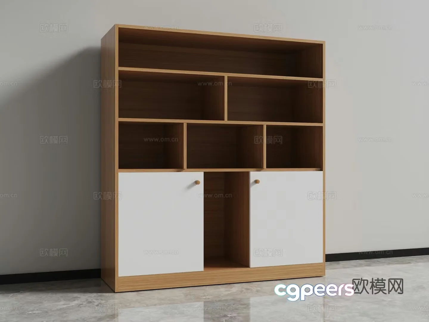 File cabinet locker 3d model