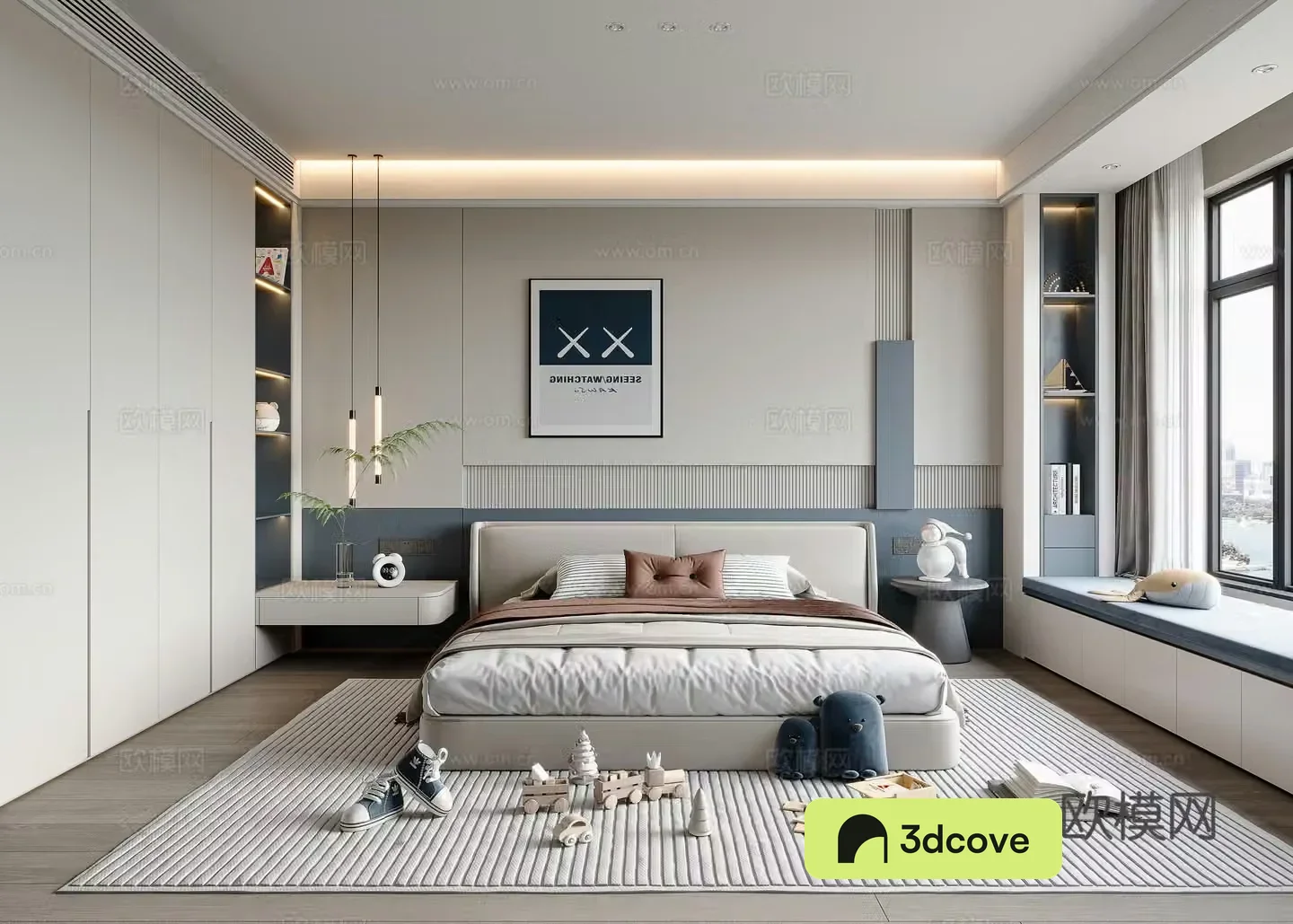Modern boy children’s room