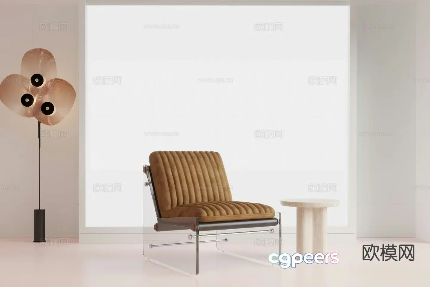 poliform chair leisure chair 3d model