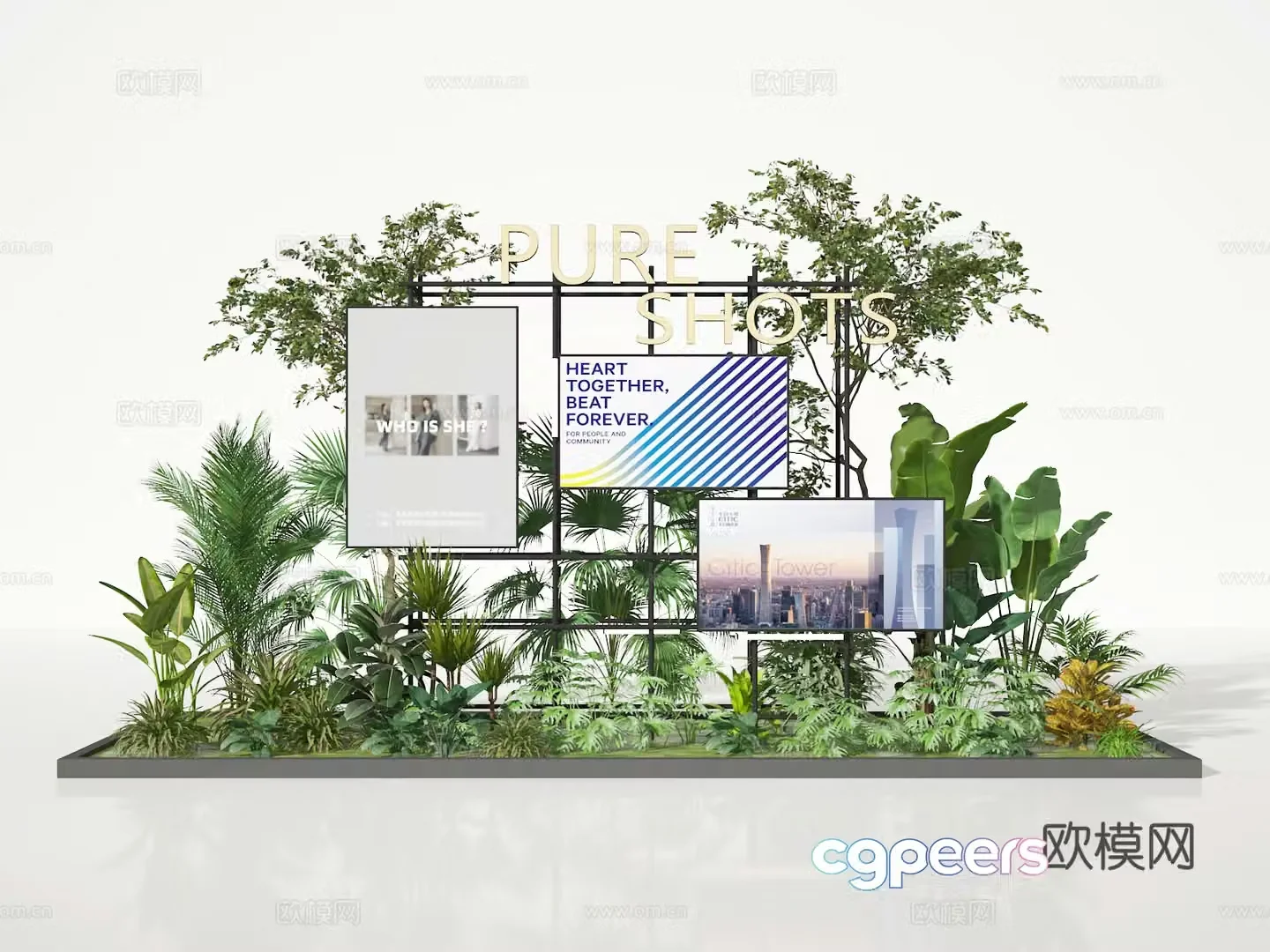 Plant beauty 3D model