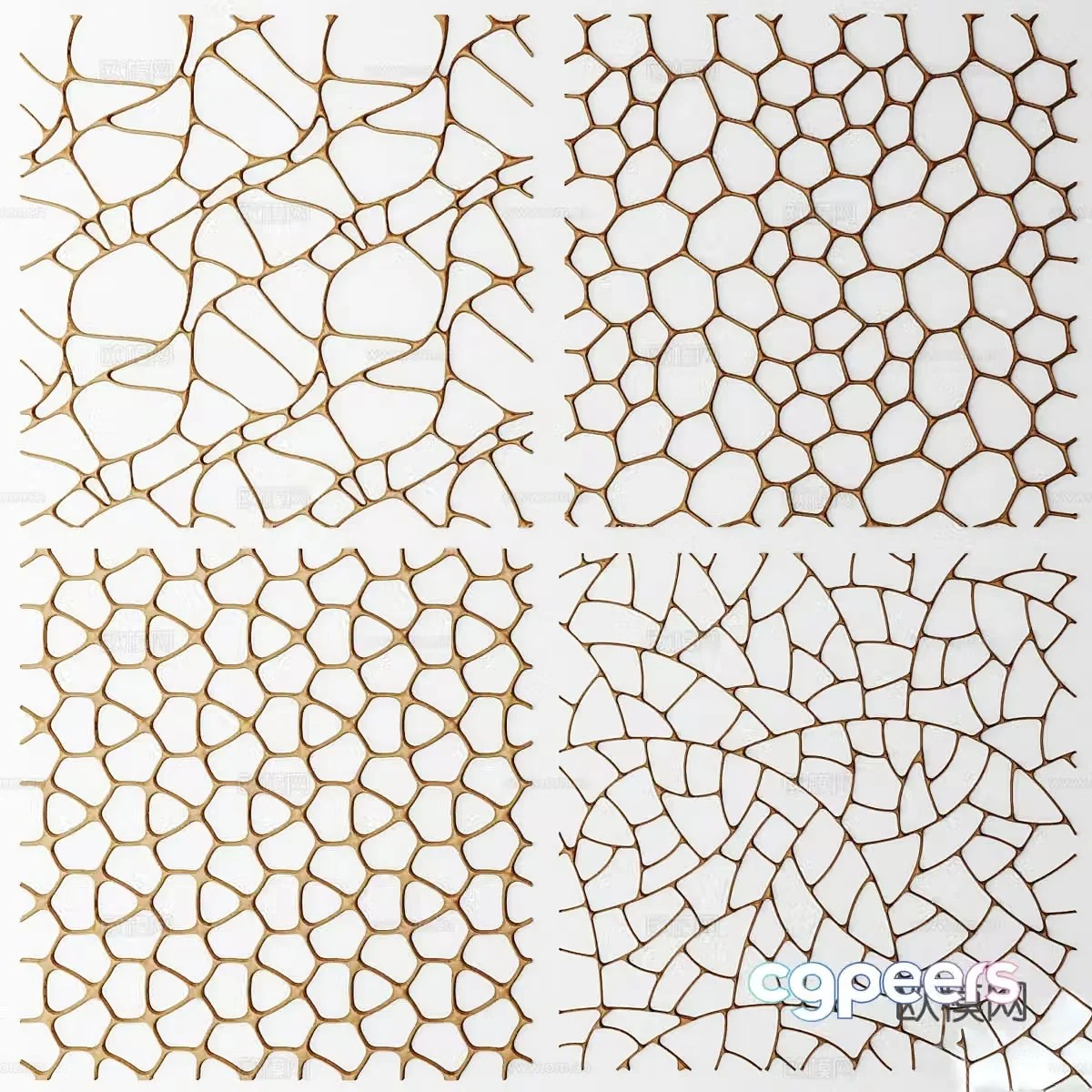 3D model of wall covering layer