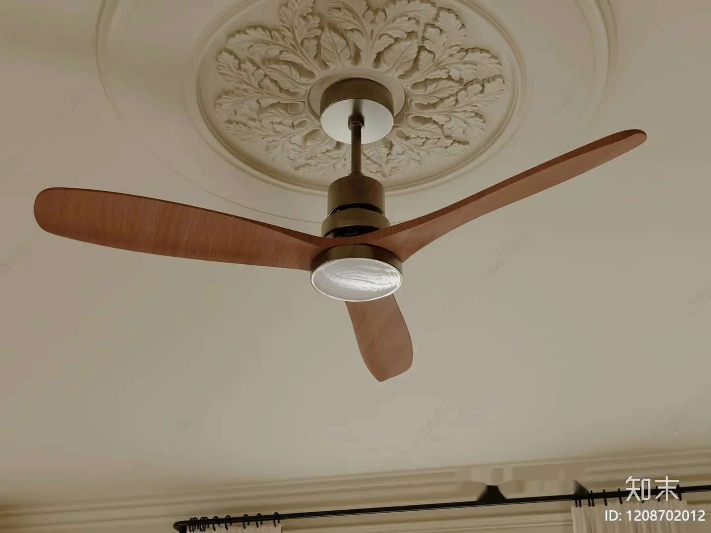 Modern Ceiling Fan 3D Model – 962 – CORONA Render