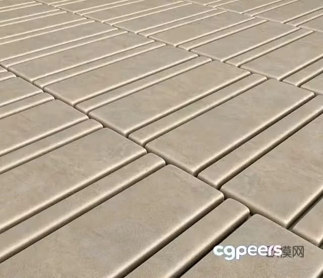 Outdoor floor tiles 3d model