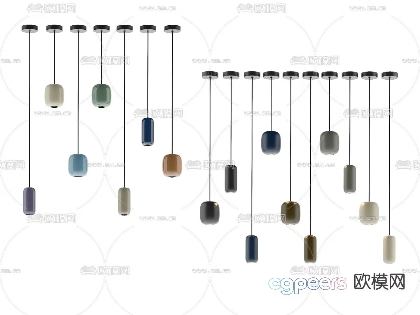 Creative chandelier 3d model