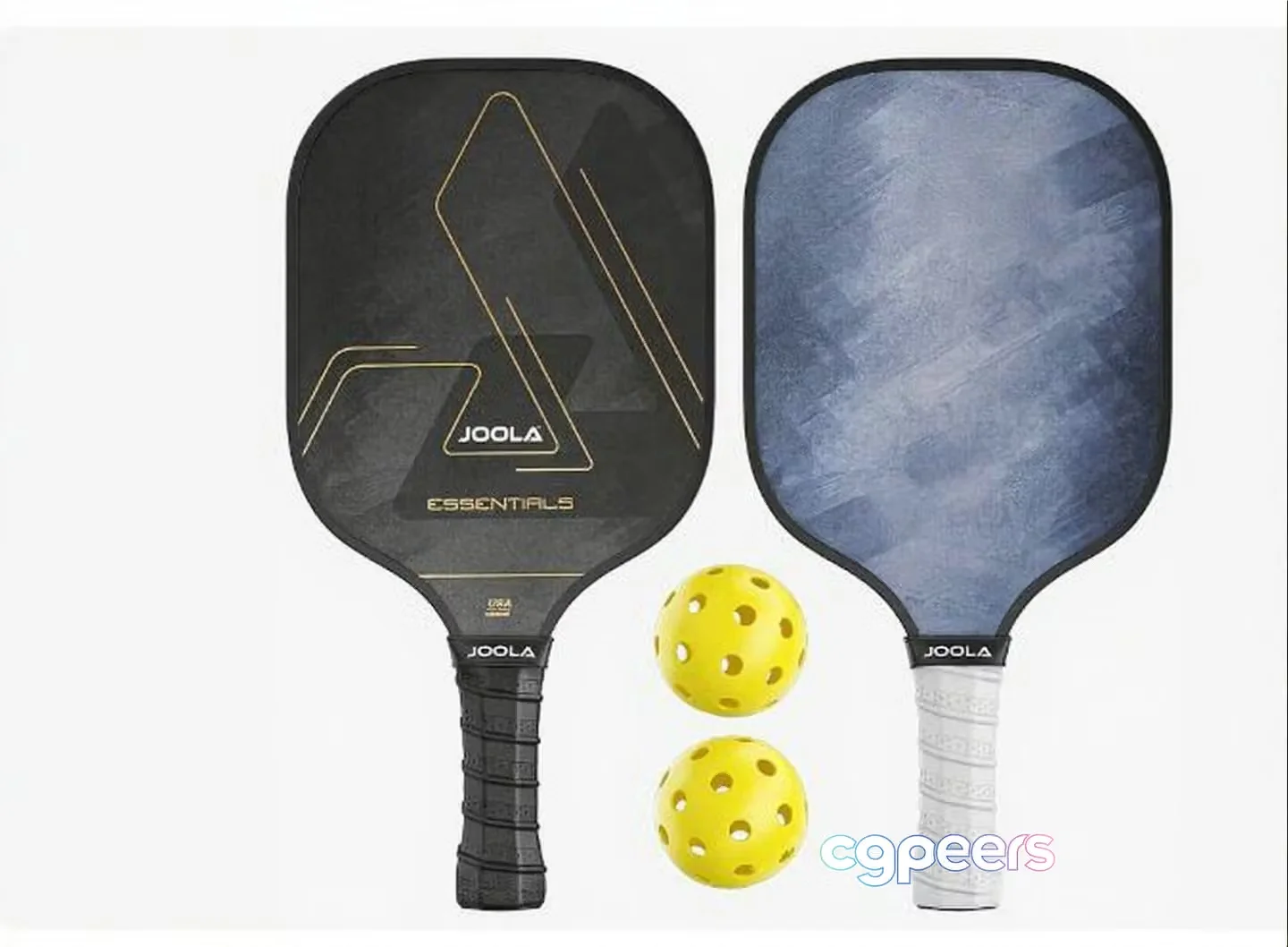 Paddle Racket And Balls 3D Model – 1771 – VRAY Render